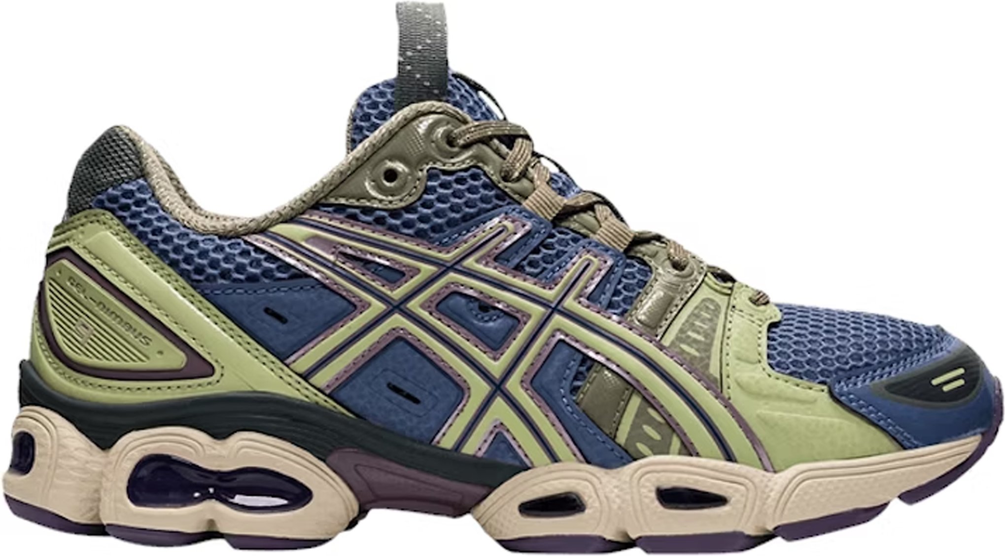 Thumbnail - ASICS UB3-S Gel-Nimbus 9 Womens Green Trainer