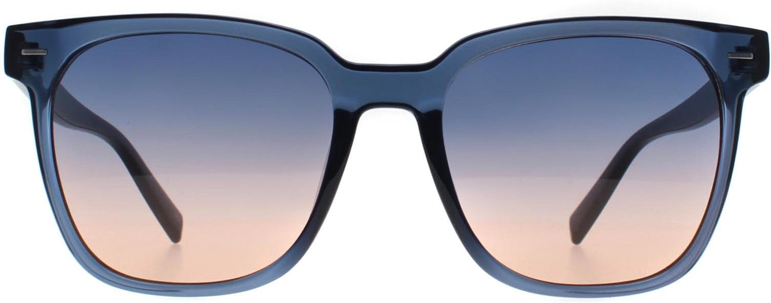 Calvin Klein Square Womens Crystal Marineblau Pfirsich Farbverlauf CK20519S