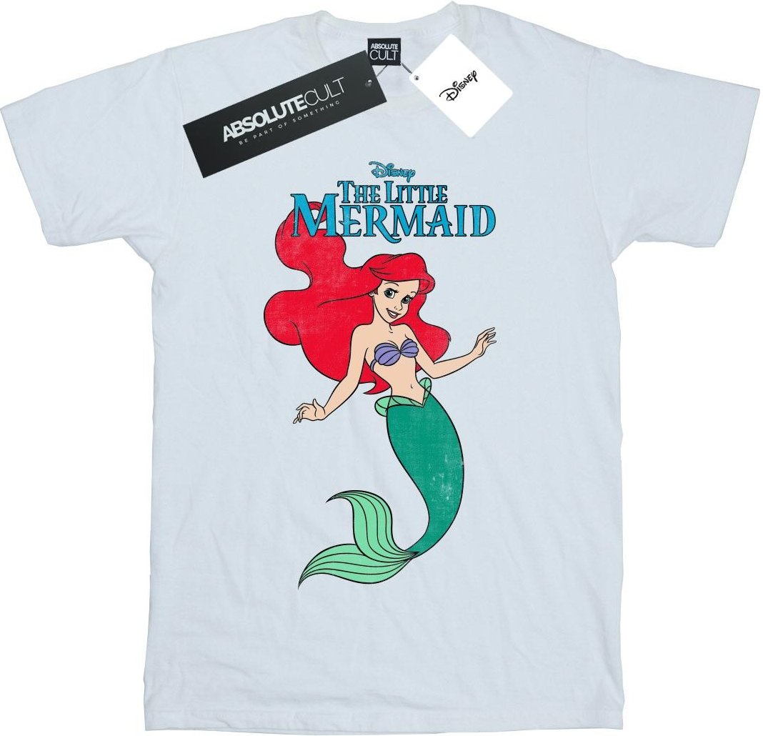Disney - "The Little Mermaid" T-Shirt für Mädchen (Weiß)