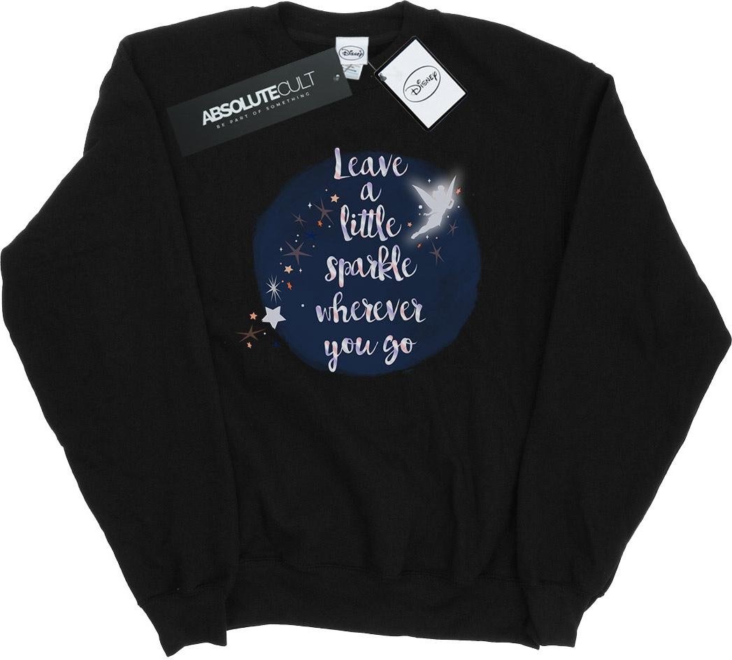 Disney - "Tinker Bell A Little Sparkle" Sweatshirt für Herren (Schwarz)
