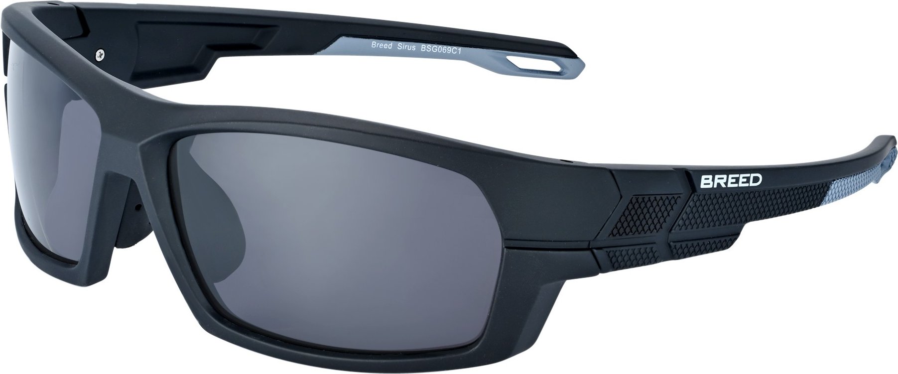 Lunettes de soleil polarisées Breed Sirus - Noir/Noir