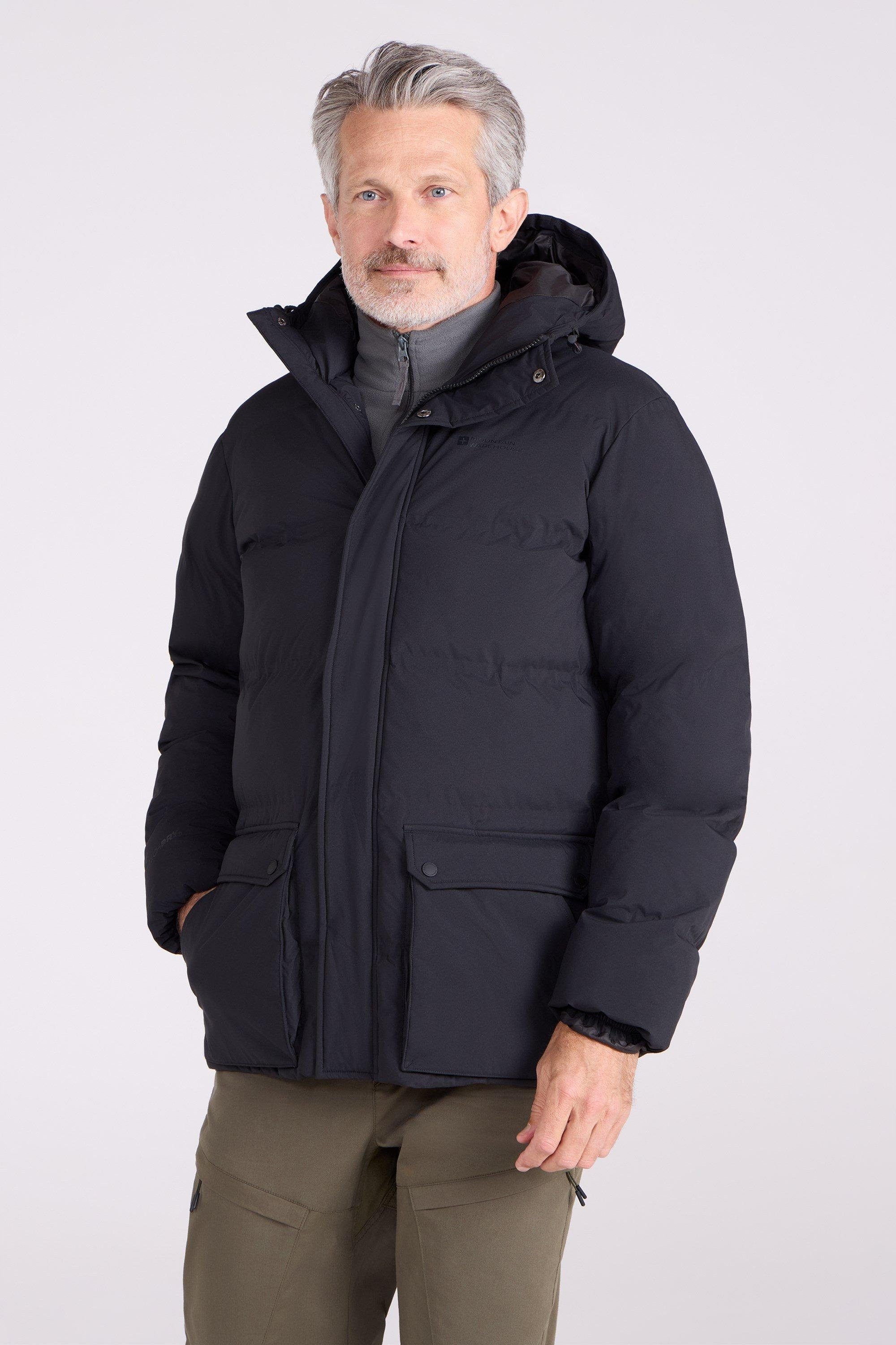 Mountain Warehouse - "Heatseal Sage" Parka für Herren (Schwarz)