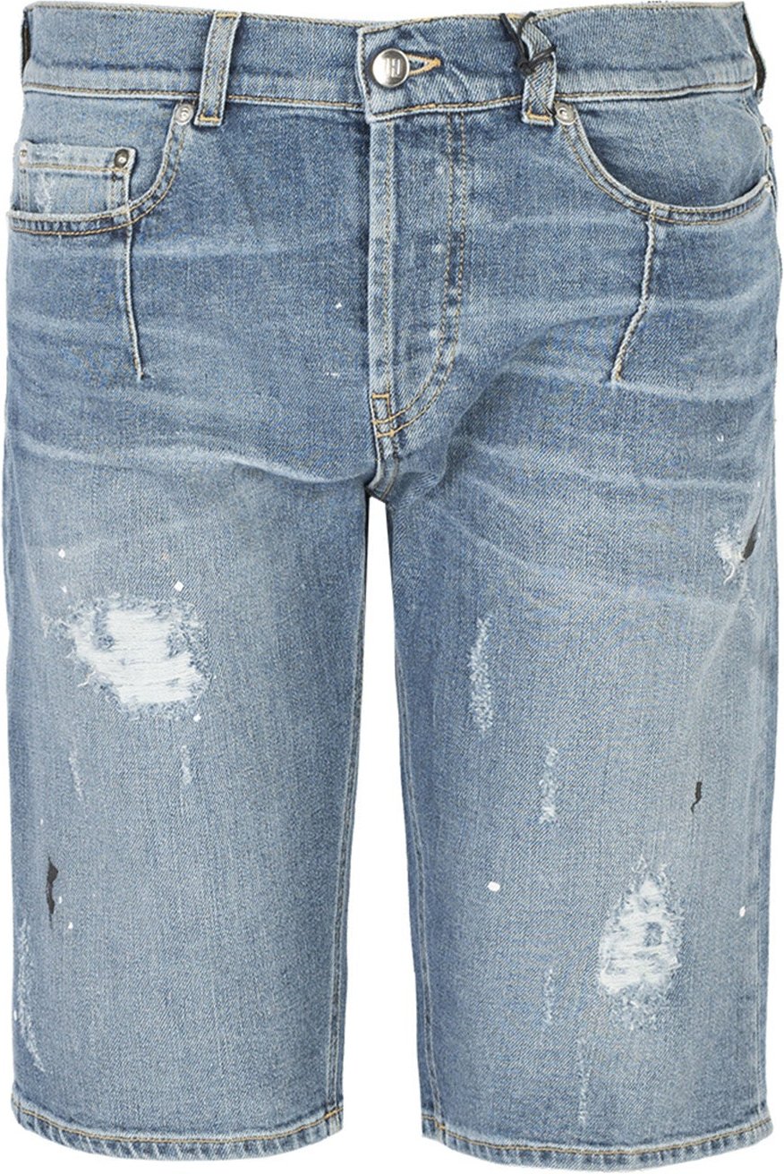 Les Hommes Shorts Herren blau