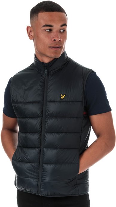 Lyle And Scott Wattierte Weste für Herren in Navy