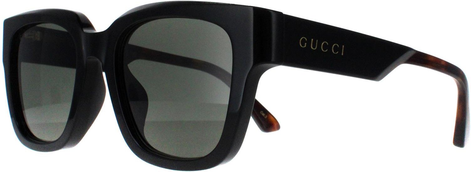 Gucci Square Herren Schwarz mit Havanna Grau GG1670SK