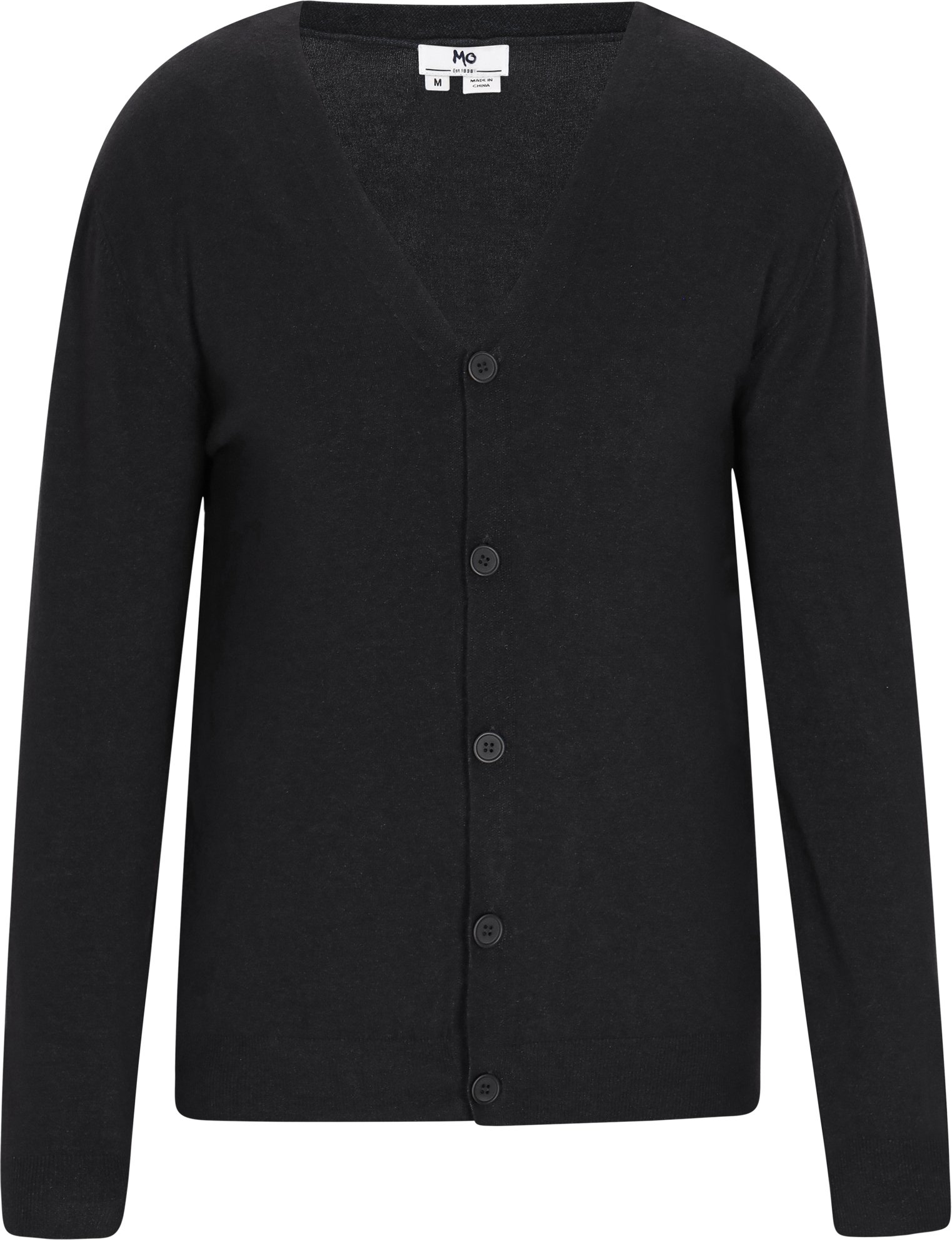 Mo Strickjacke Männer marine meliert