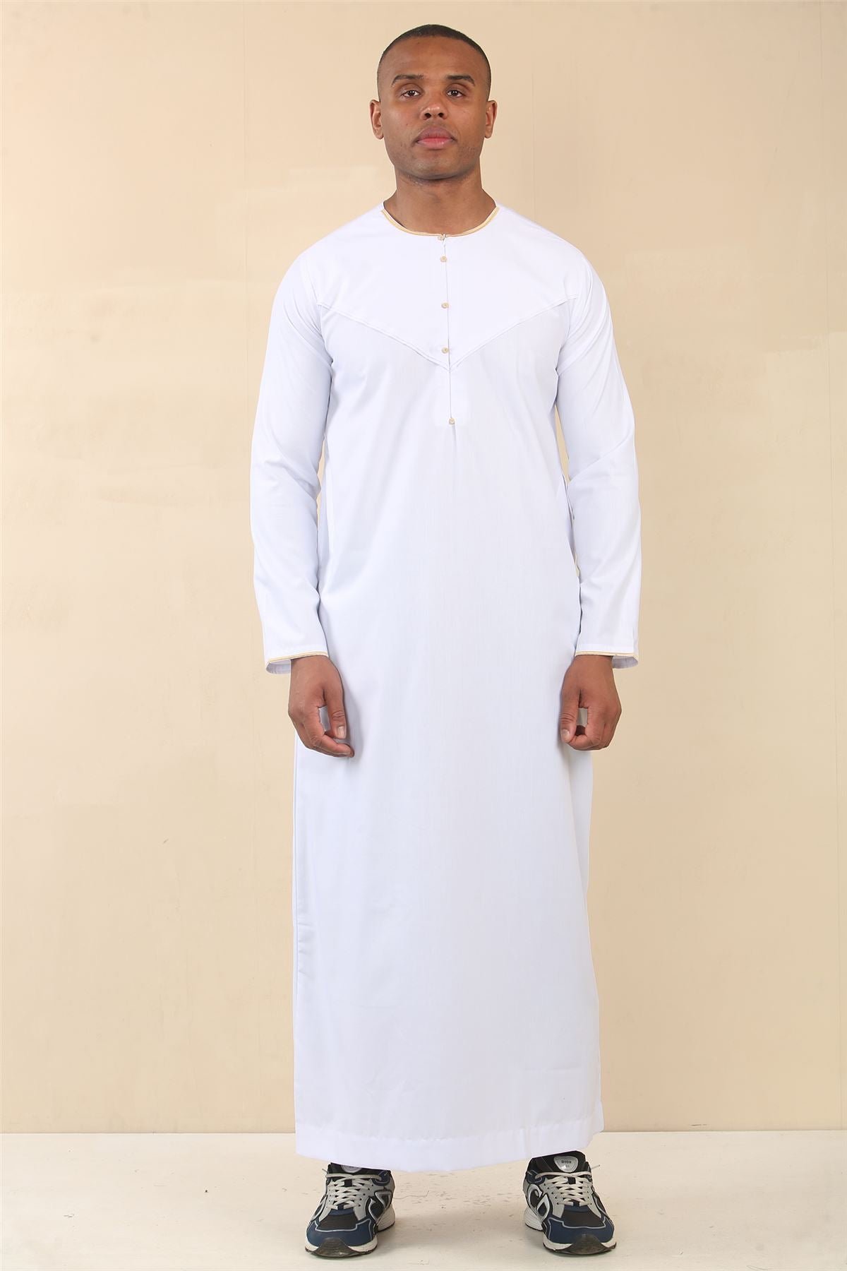 Herren Oman Eid White Thobe Saudi Emirati Jubba Robe