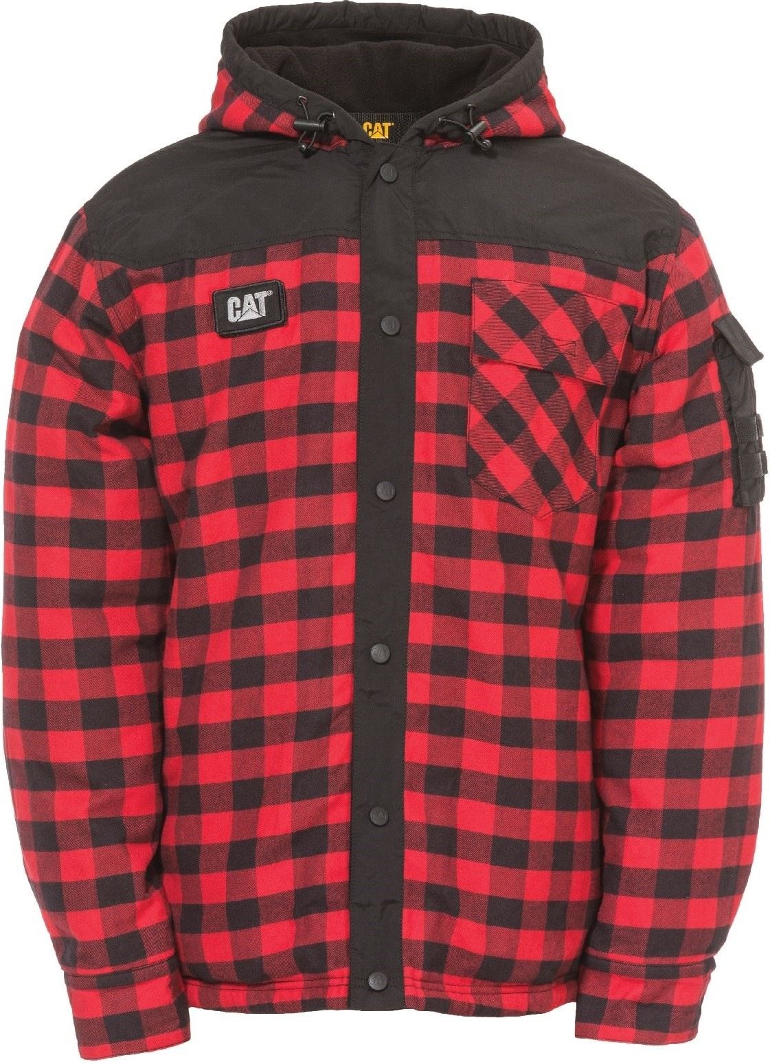 Thumbnail - Caterpillar Sequoia Herren Rotes Fleecejacke