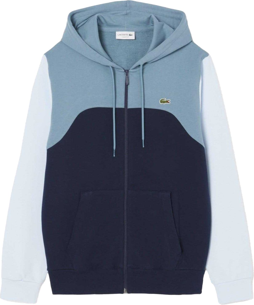 Lacoste - Hoodie mit durchgehendem Reißverschluss für Herren (Marine)