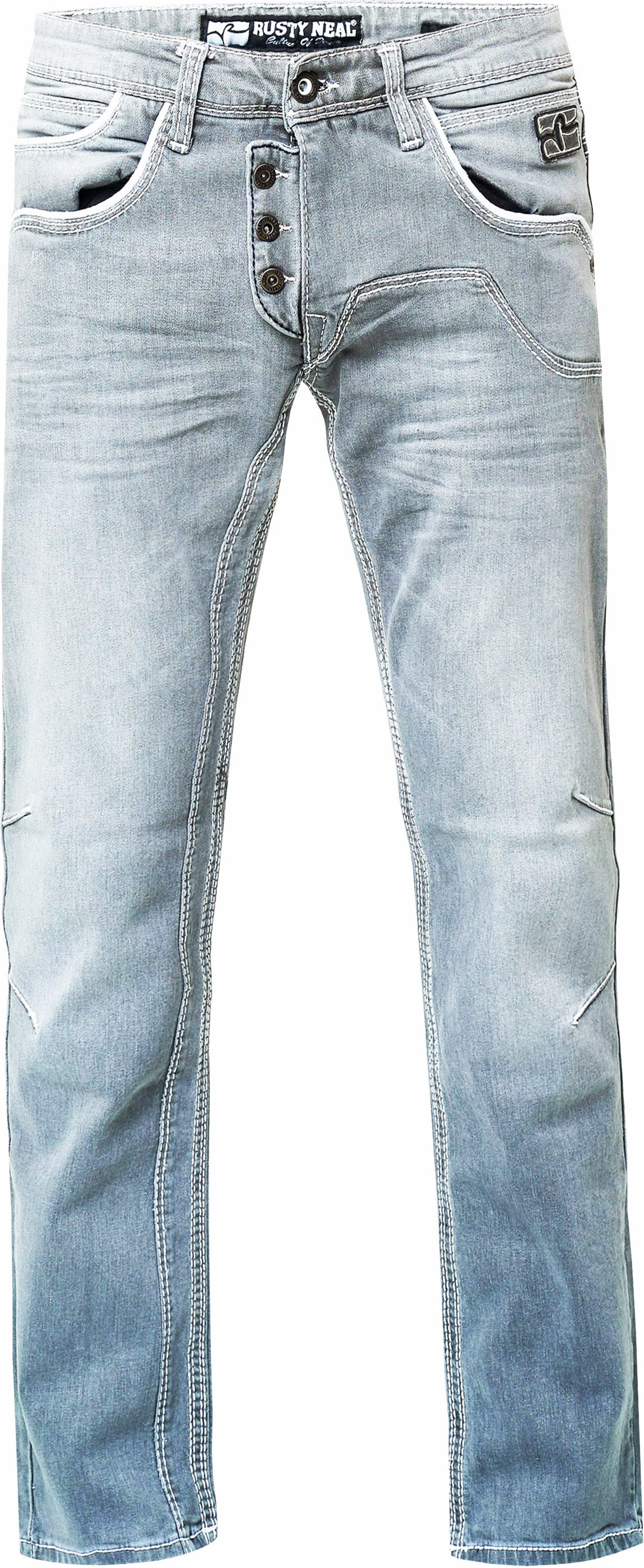 Thumbnail - Jeans Hose "RUBEN" Light Grey Used