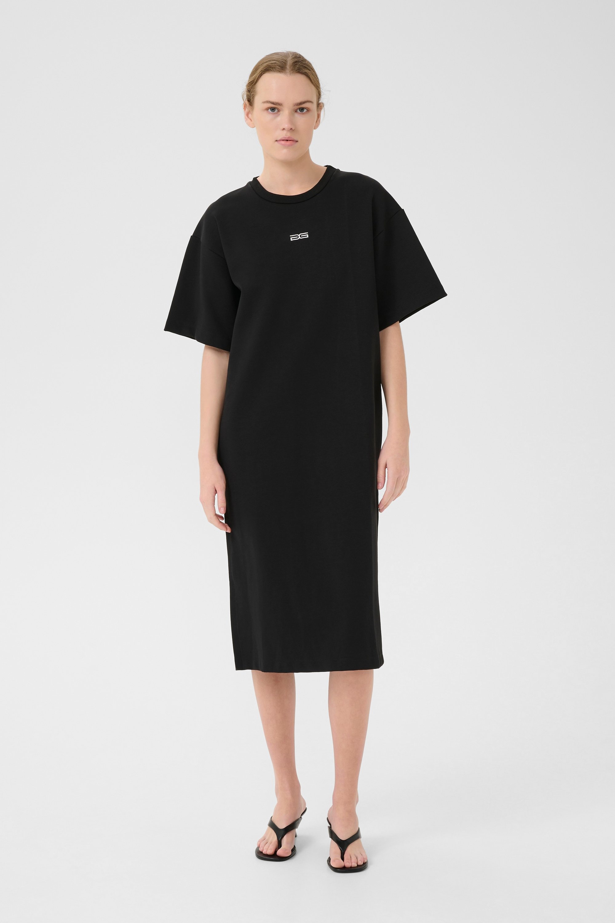 Jerseykleid Oversize fit black