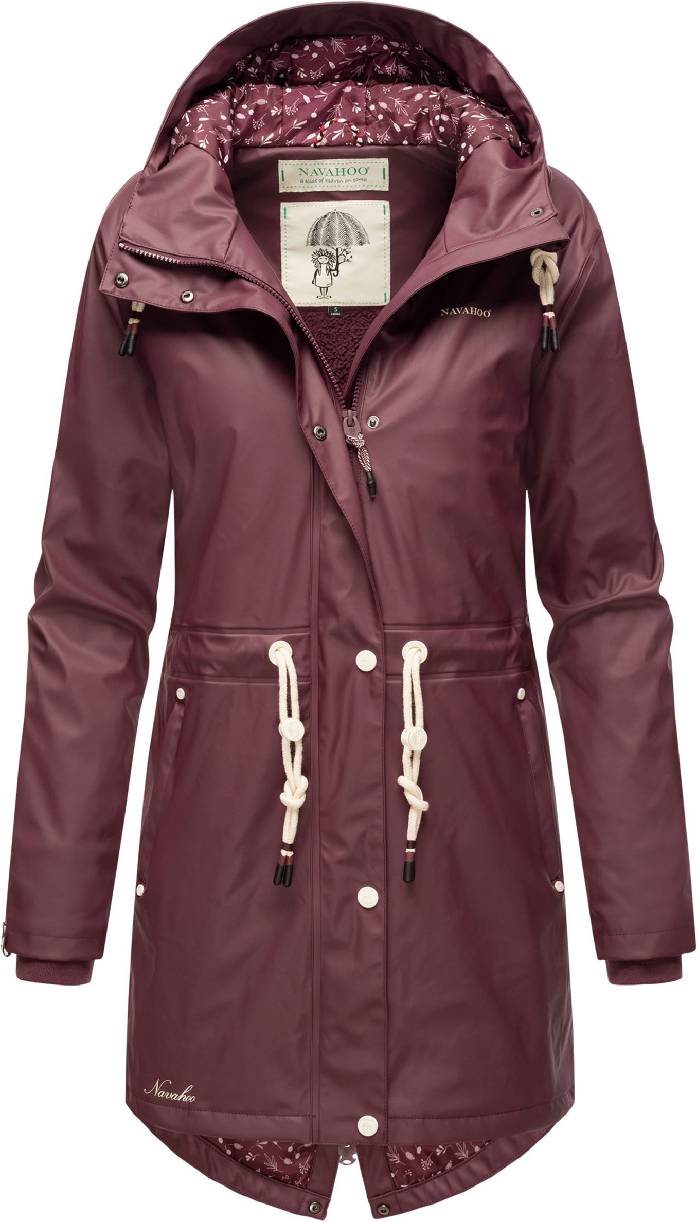 Navahoo Damen Regenjacke Flower of Ocean – Stylisch & Wasserdicht