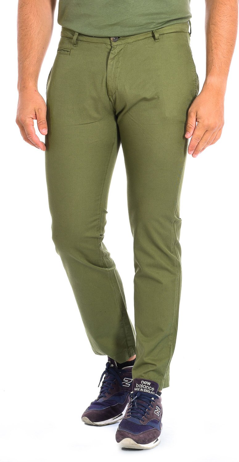 Lange Hose mit geradem Schnitt und Saum TMT014-TL121 für Männer