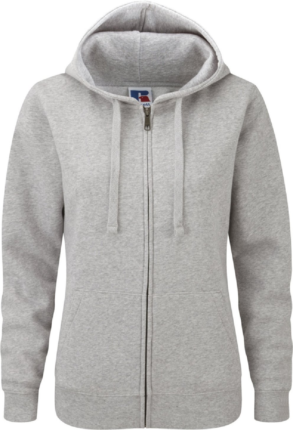 Russell Ladies Premium Authentic Zipped Hoodie (3-Lagen-Gewebe) (Light Oxford)