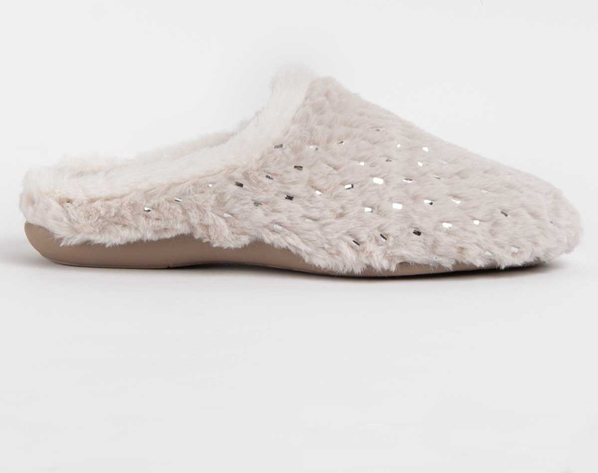 Northome Hausschuh Aurslip Beige