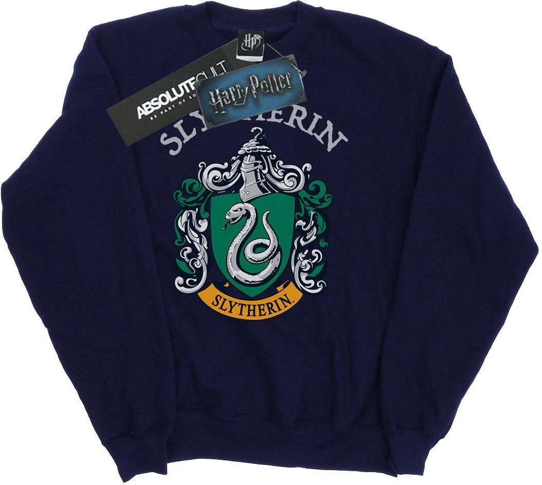 Harry Potter - "Slytherin" Sweatshirt für Mädchen (Marineblau)