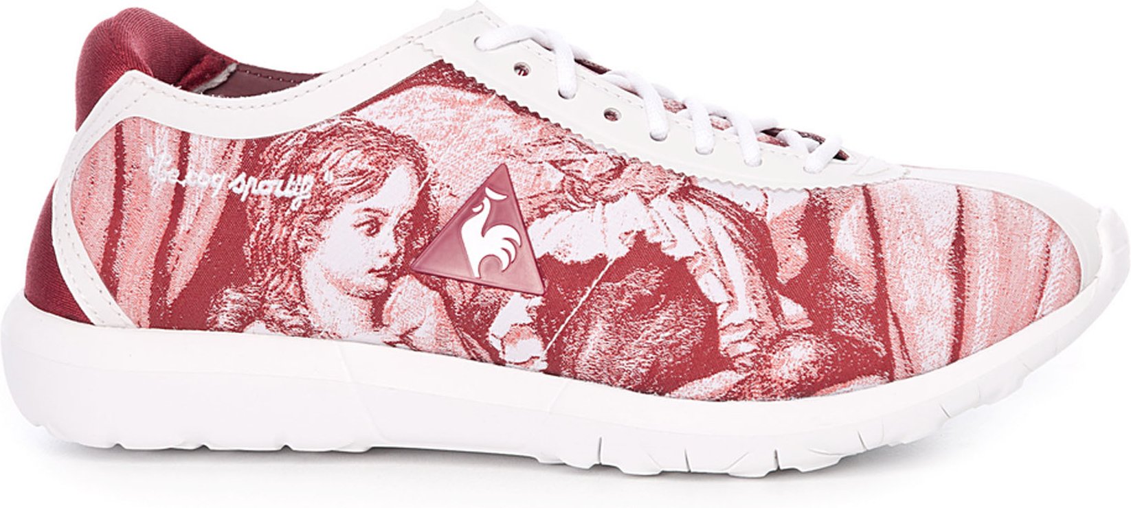 Le Coq Sportif Wendon Leichtigkeit Womens Red/Pink Trainer