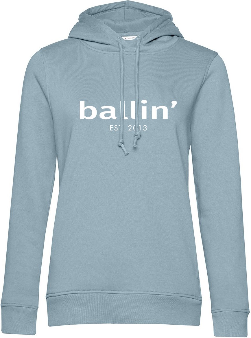 Wmn Hoodie von Ballin Est. 2013 in der farbe Blau und in größe XS.