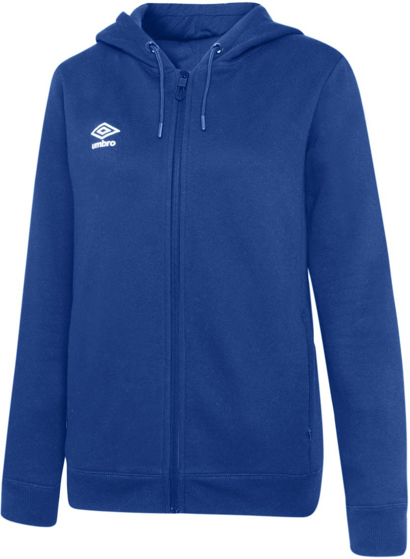 Umbro Damen/Damen Club Leisure Full Zip Hoodie (Königsblau/Weiß)