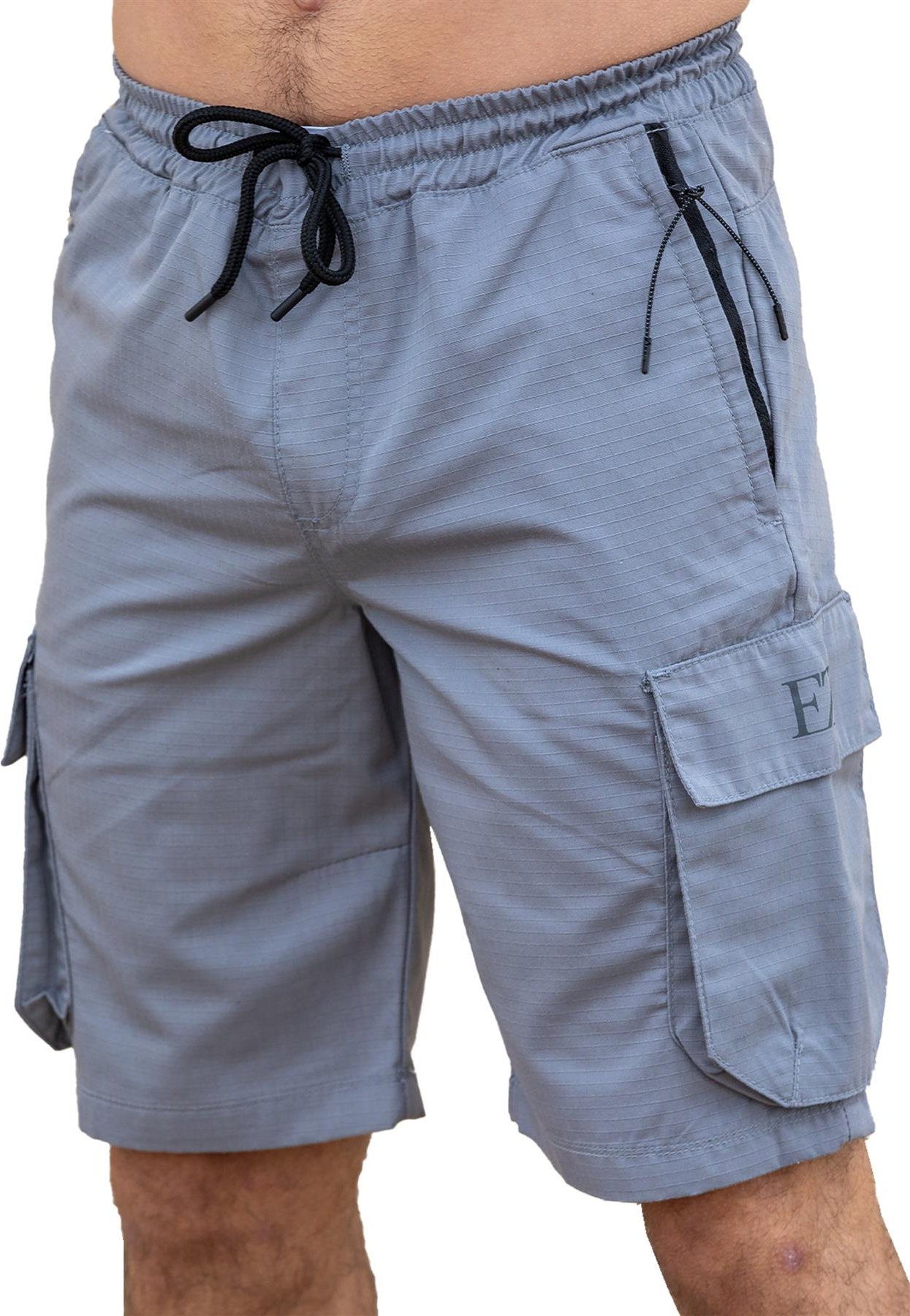 Thumbnail - Enzo | Herren Tech Cargo Shorts