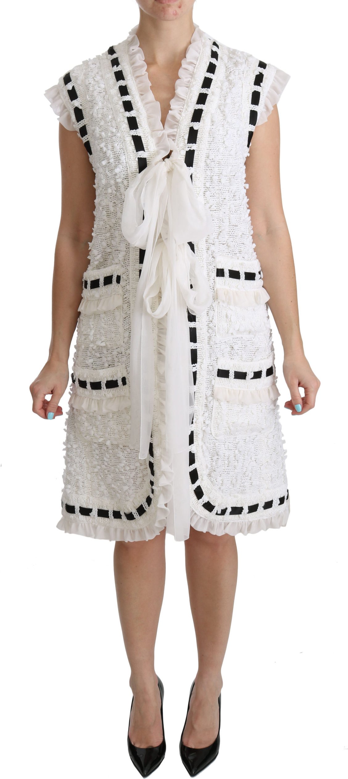 Costume National Foulard en coton blanc imprimé pour hommes, en bandana