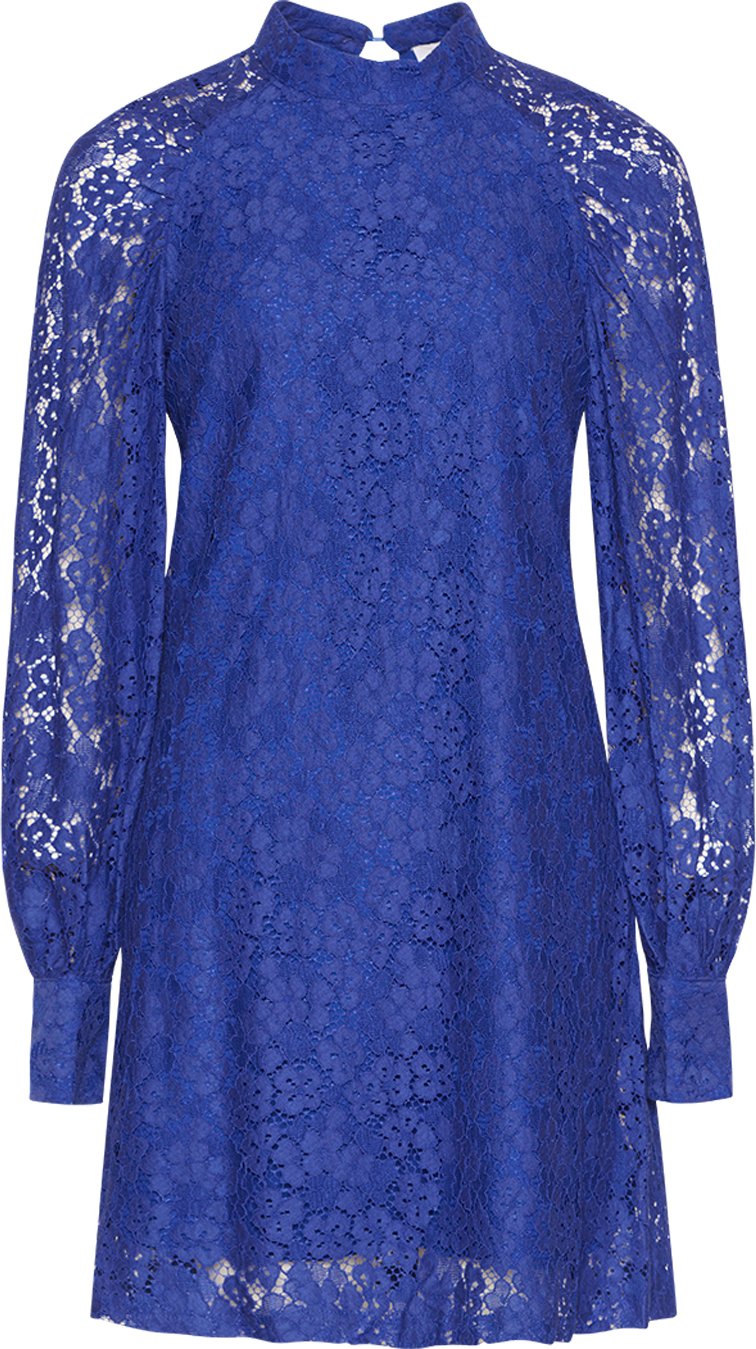 Karen Kurzes Kleid in Blau