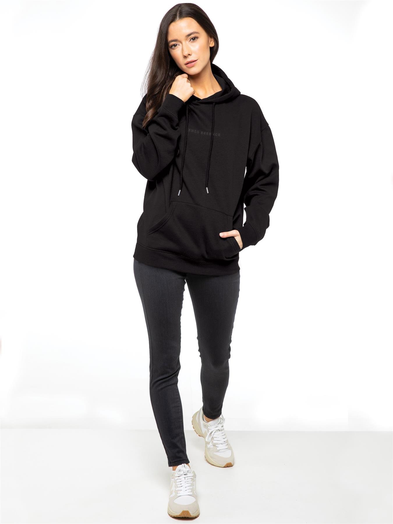 Thumbnail - Enzo Ladies Oversized Essential Hoodie