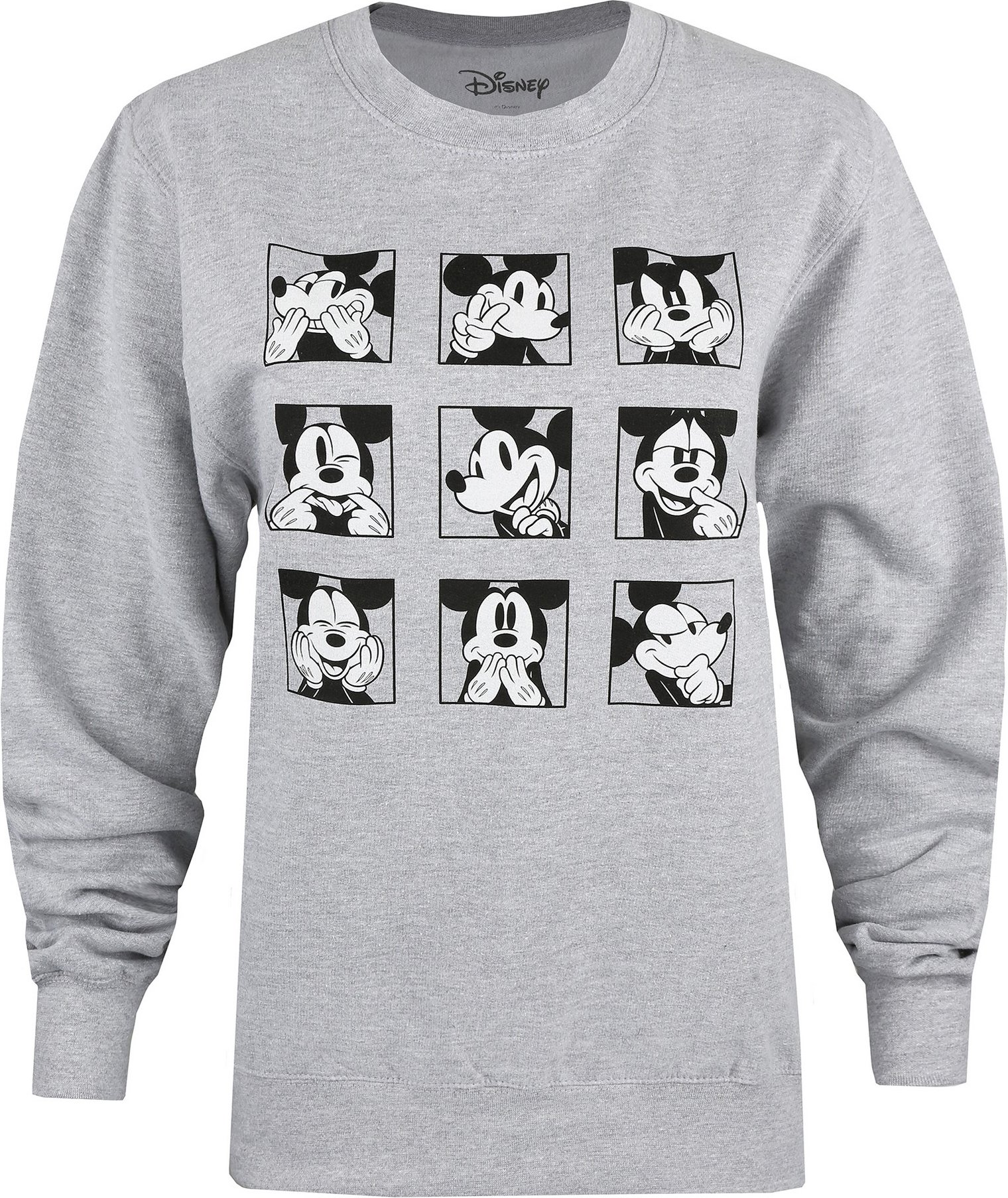 Disney - Sweatshirt Rundhalsausschnitt für Damen (Grau)