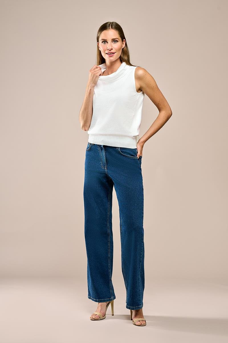 Castana Top Off White