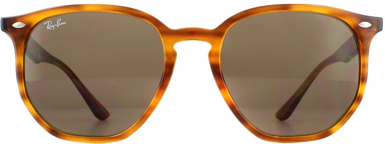 Ray-Ban Sonnenbrille RB4306 820/73 Gestreift Rot Havanna Dunkelbraun