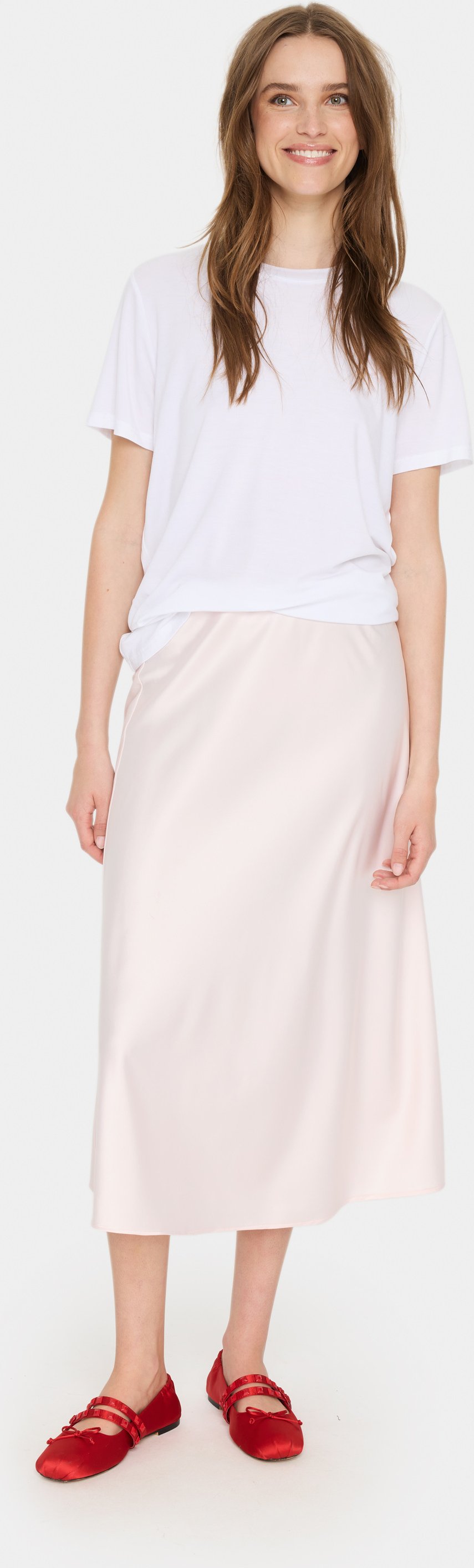 Rock in regulärer Passform Delicate rose