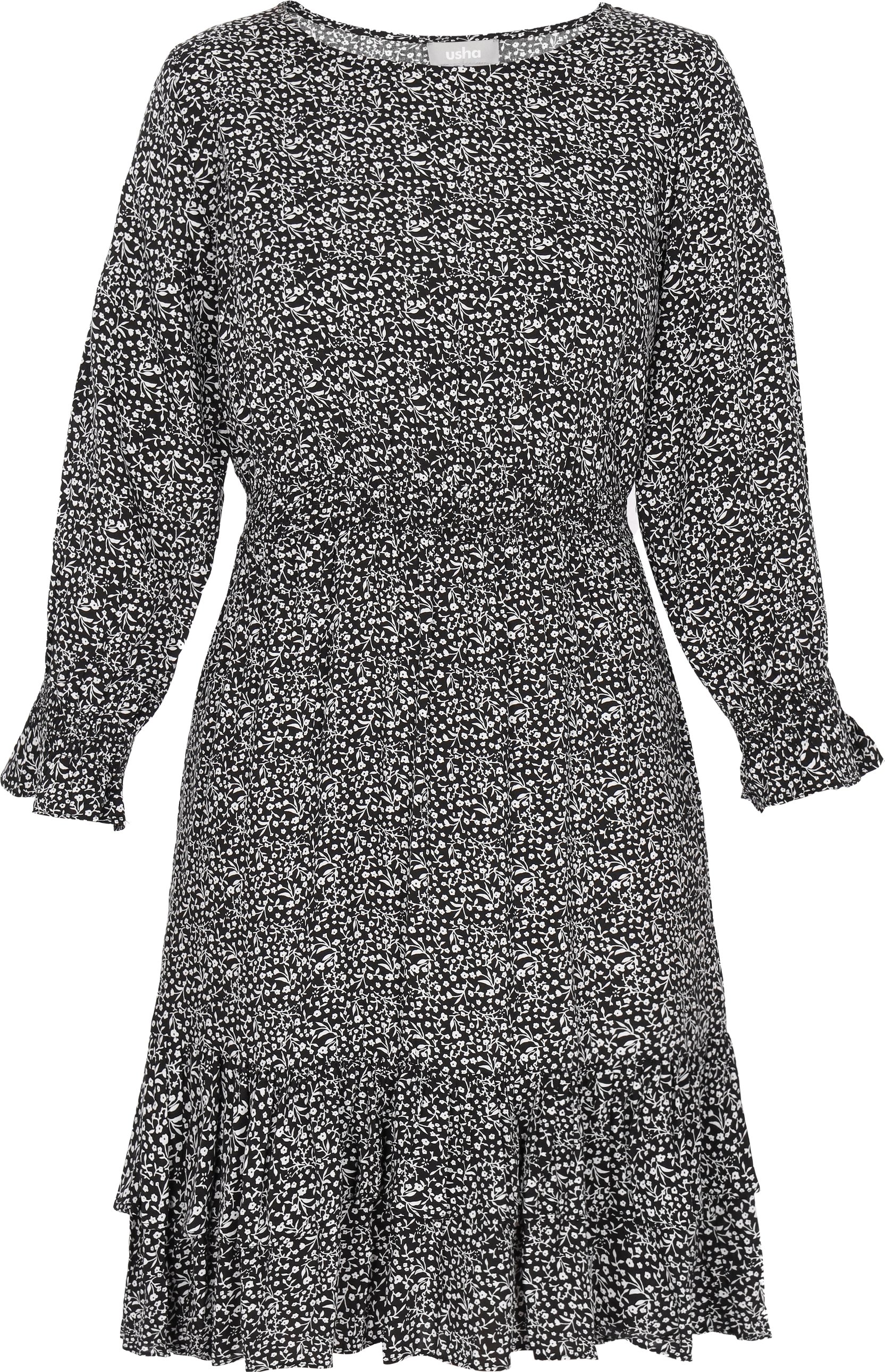 Thumbnail - usha Kleid Frauen schwarz-weiß