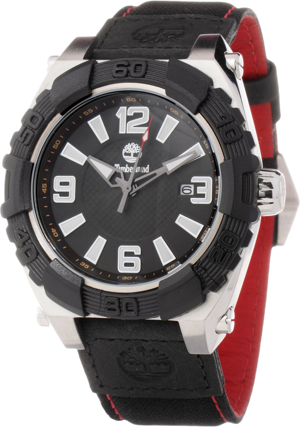 Timberland Herrenuhr Quartz Silber Schwarz