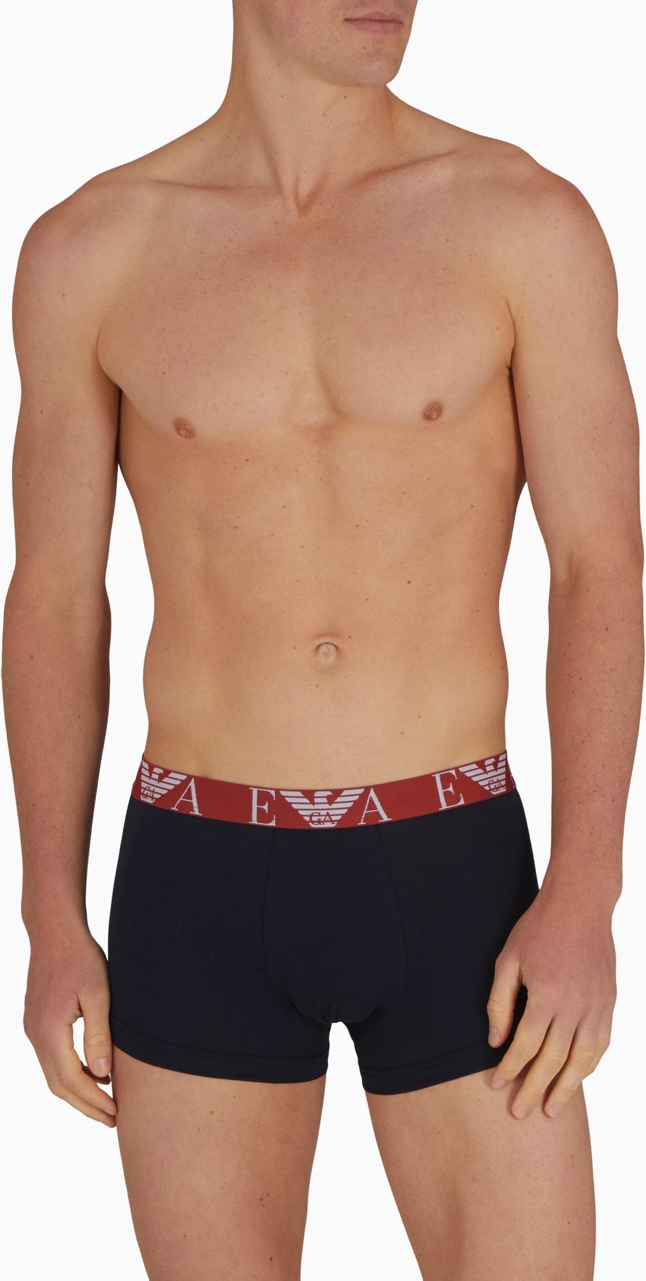 Emporio Armani 3er-Pack Herren Boxershorts mit auffälligem Monogramm-Logo