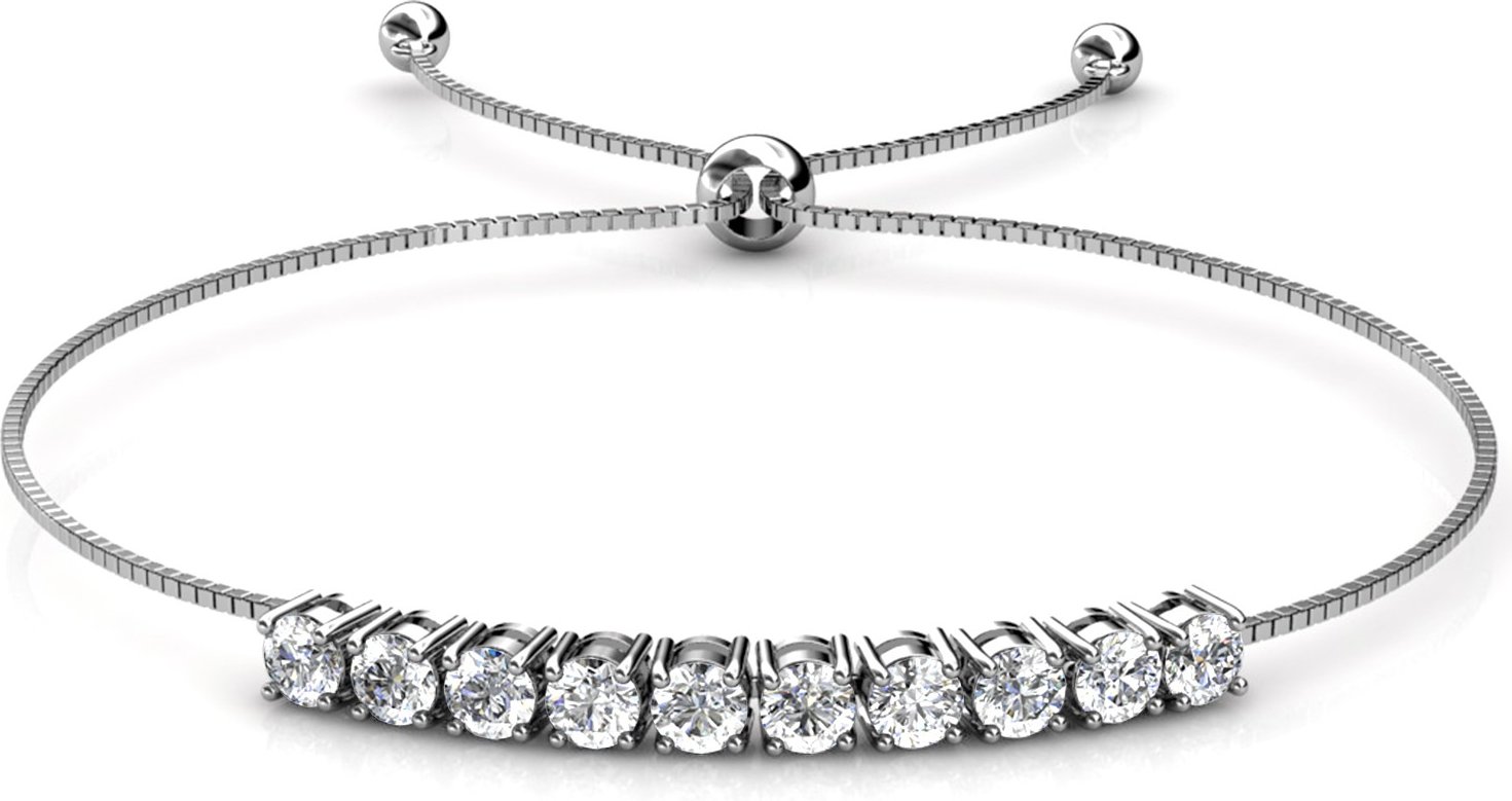 Crystal Mia Armbänder - Silber und Kristall