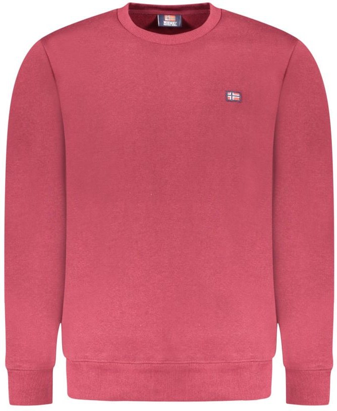 Norwegen 1963 Roter Baumwoll-Herrenpullover