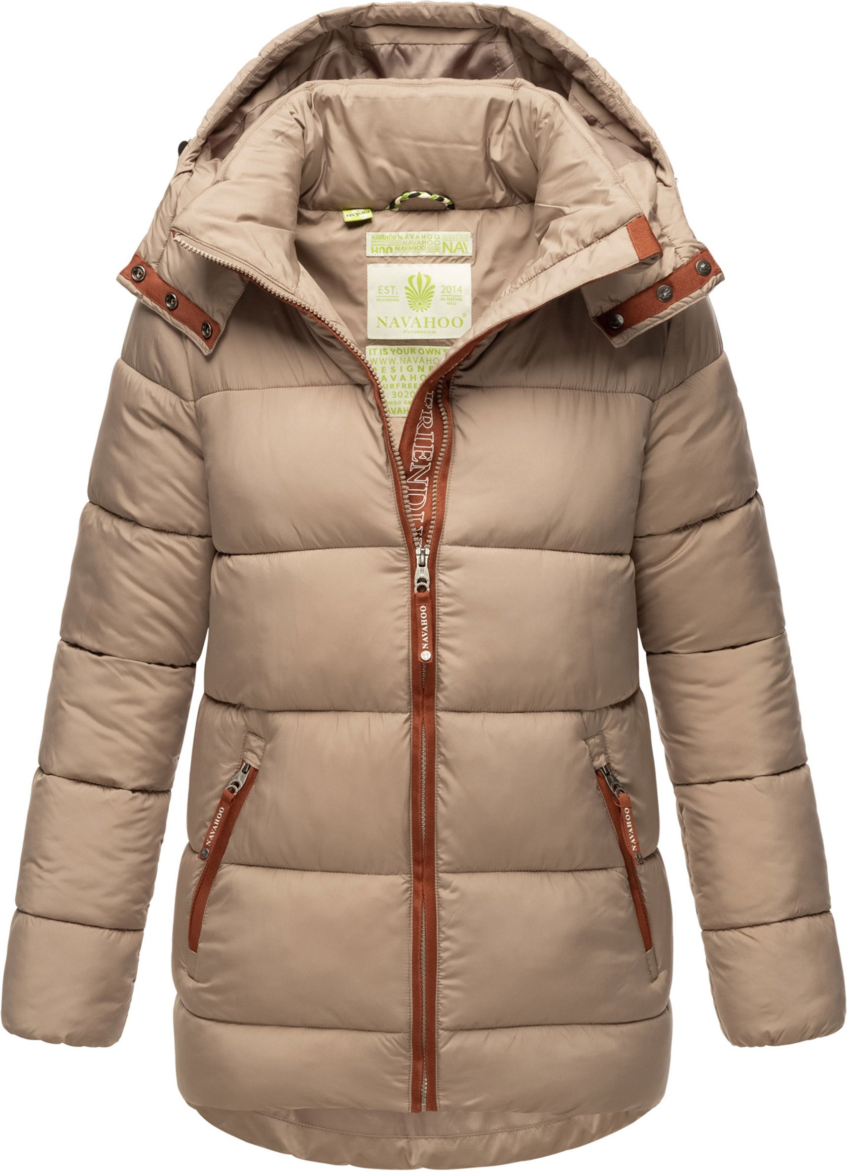 Navahoo Damen Steppjacke Wattewölkchen – Leicht & Warm
