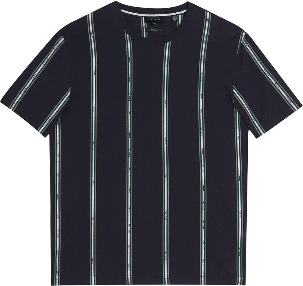 Ted Baker Amson Mens Navy Striped T-Shirt