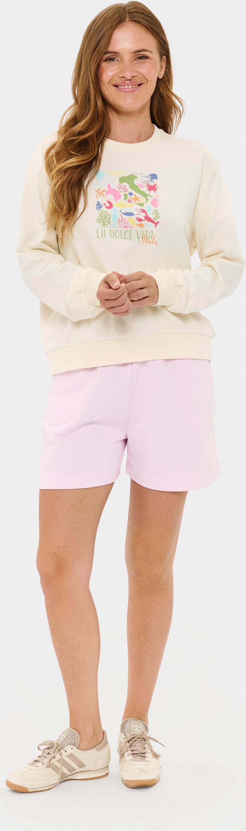 Trackjacket-sweat LoisaSZ Lockere Passform offwhite