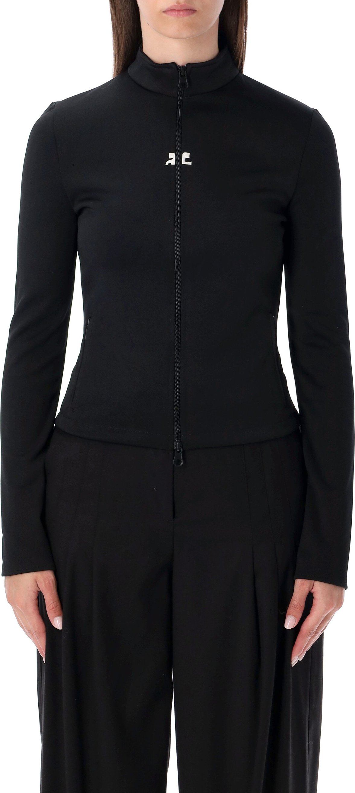 Courrèges Jersey Zip-Jacke