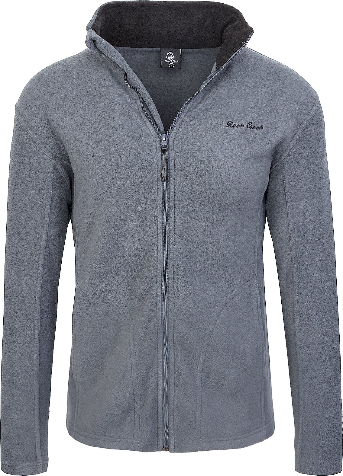 Thumbnail - Rock Creek Fleecejacke Hellgrau