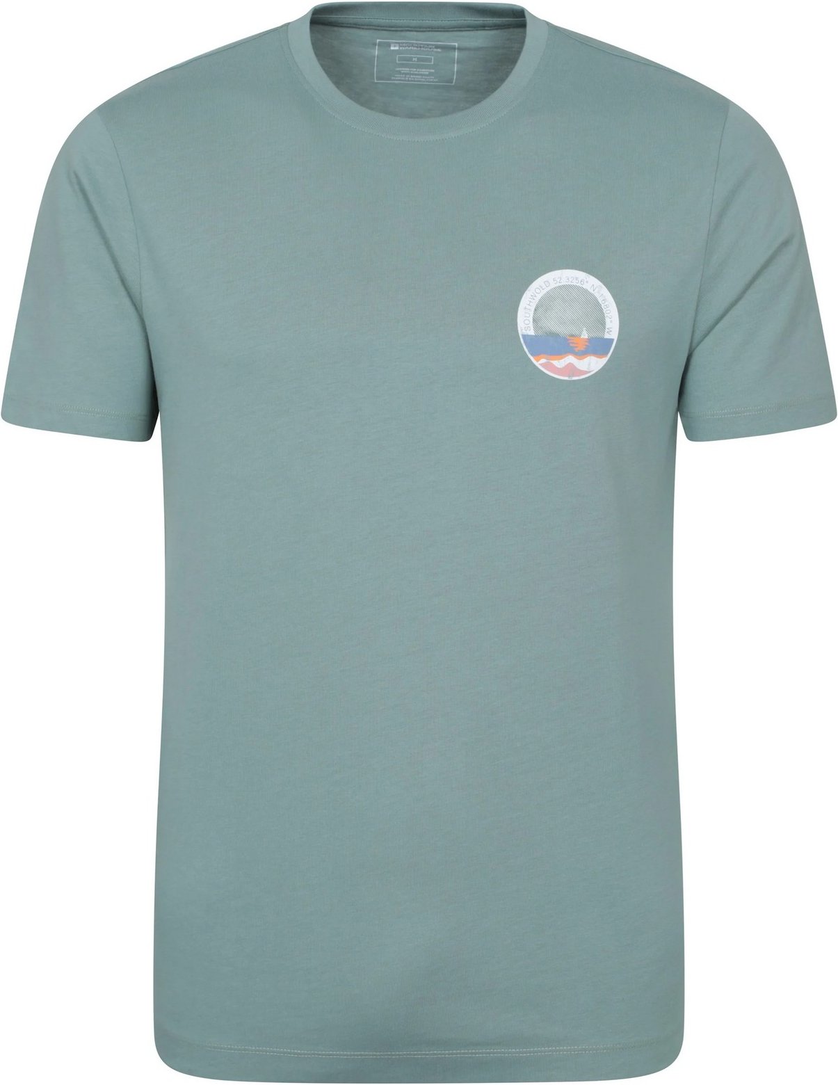 Mountain Warehouse - "Southwold" T-Shirt für Herren kurzärmlig (Blassgrün)