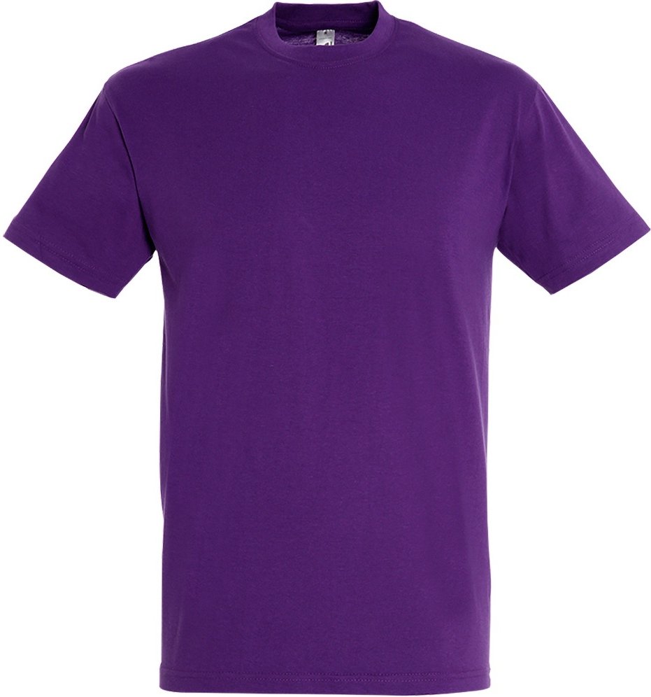 SOLS Herren Regent T-Shirt mit kurzen Ärmeln (dunkelviolett)