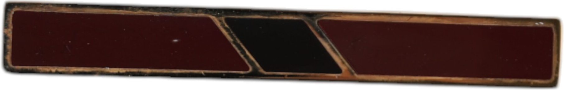 Mehrfarbige goldfarbene Messing-Krawattennadel