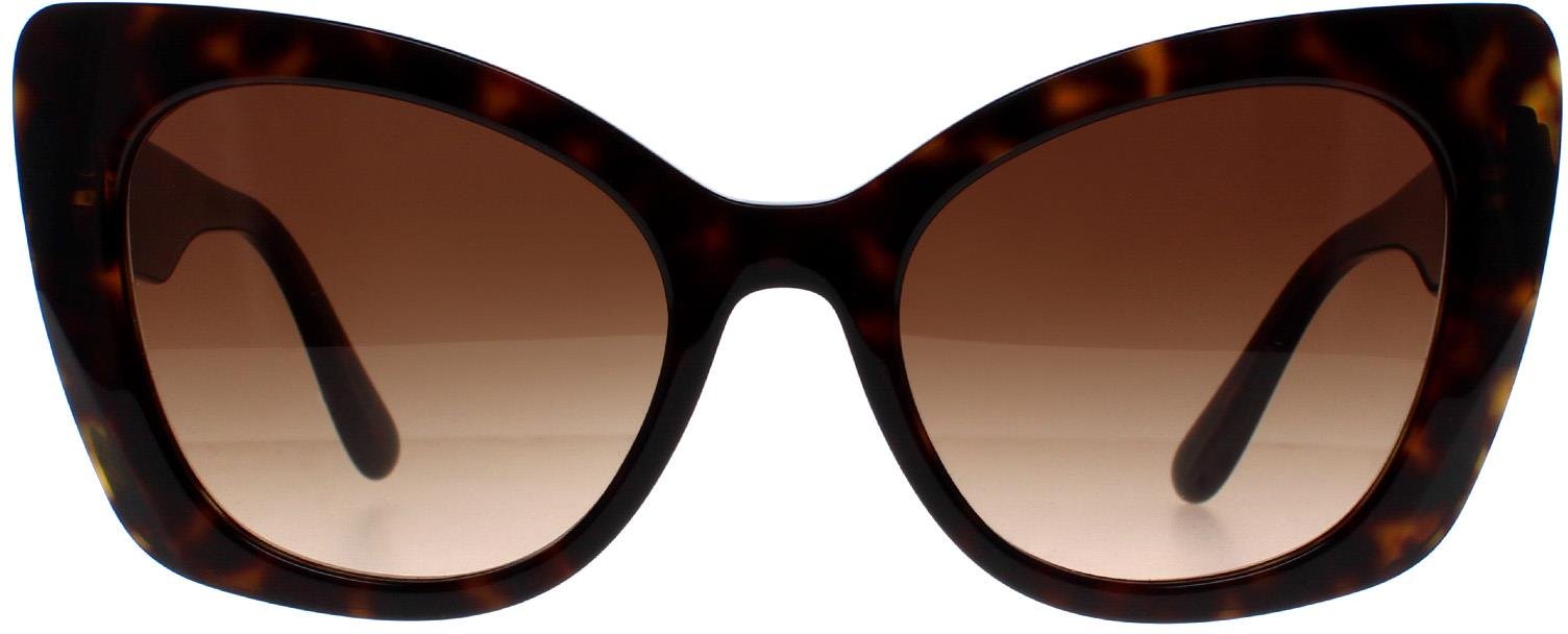 Dolce & Gabbana Cat Eye Damen Havanna Braun Farbverlauf DG4405