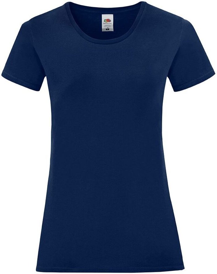 Fruit of the Loom - "Iconic" T-Shirt für Damen (Marineblau)