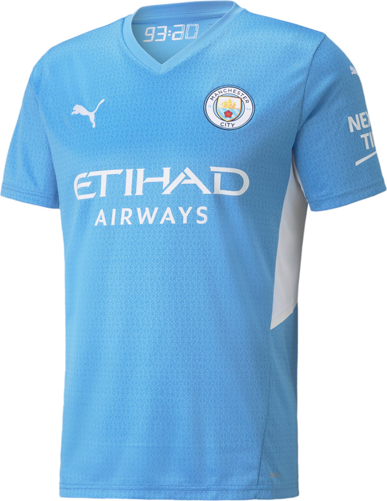 Puma Manchester City Home 21/22 Replica Sleeve Blue Men Football Shirt 759202 01