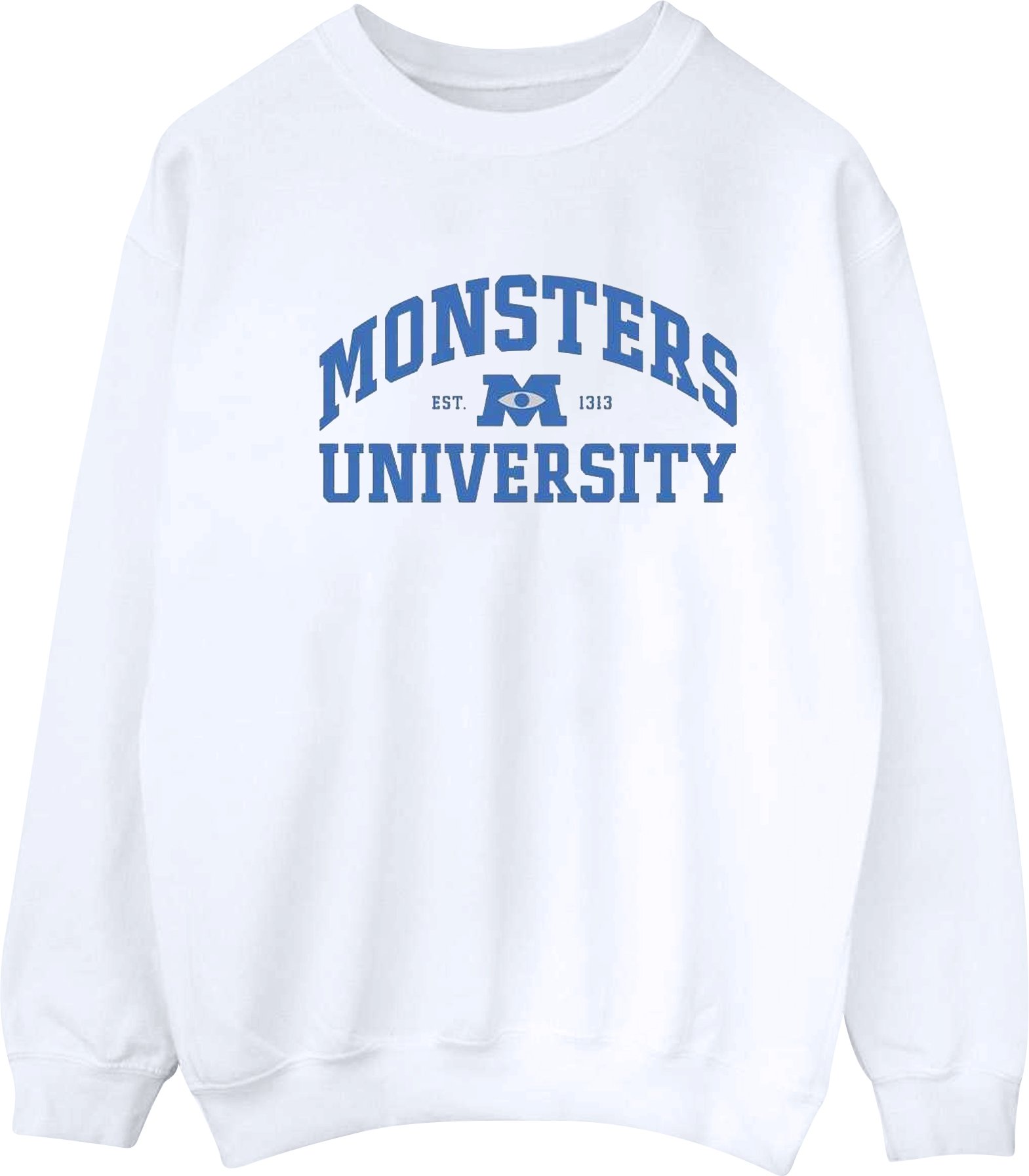 Disney - "Monsters University" Sweatshirt für Herren (Weiß)
