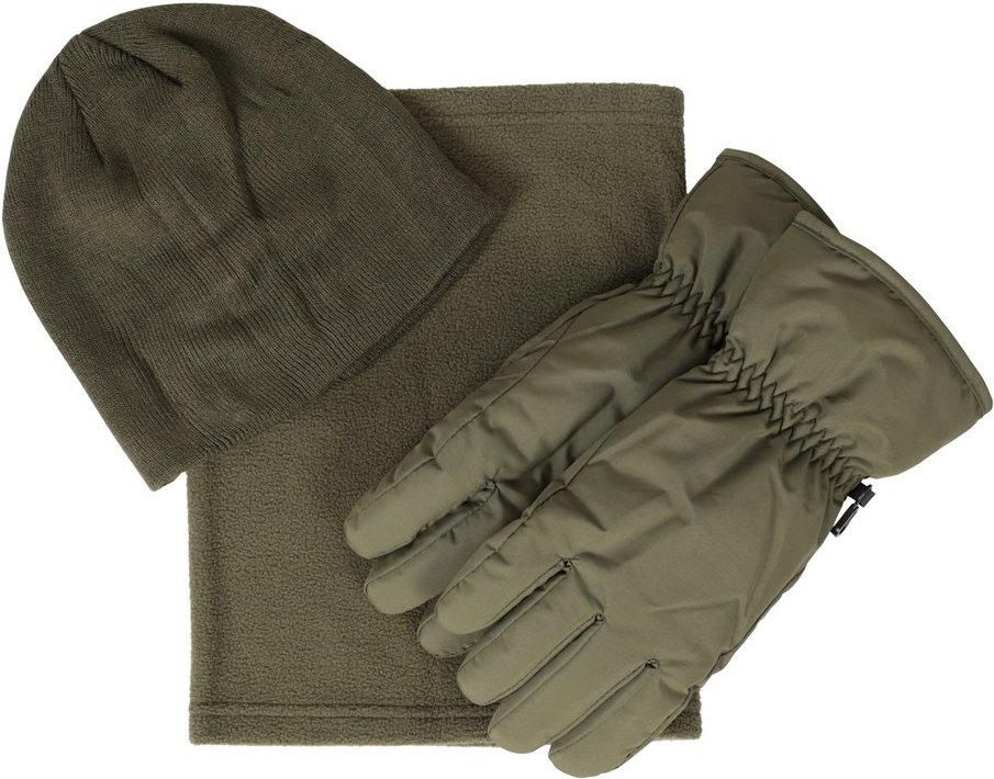 Mountain Warehouse - Hut-, Schal- und Handschuh-Set für Herren (Grün)