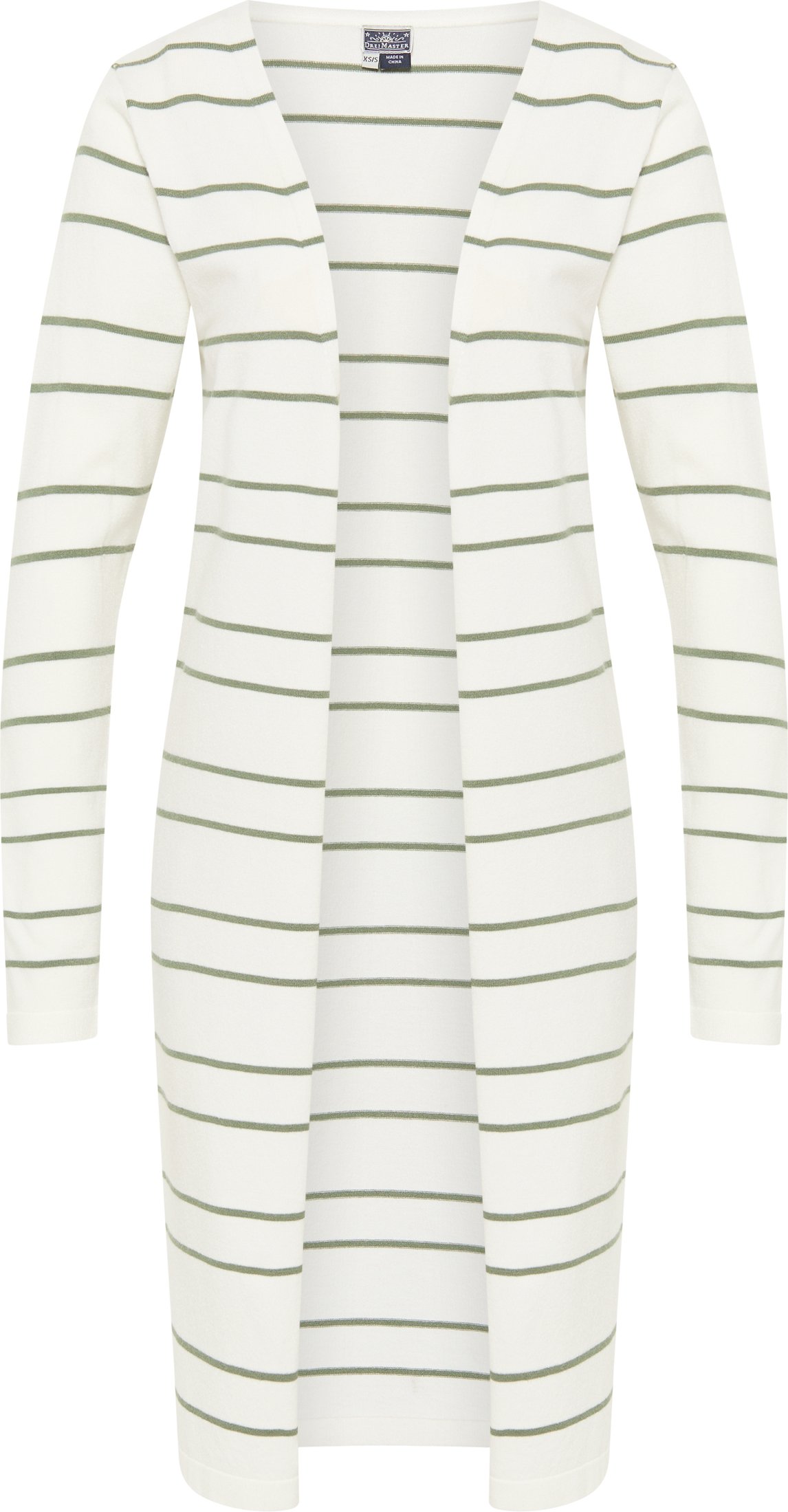 Thumbnail - Dreimaster Cardigan Damen Wollweiss Oliv